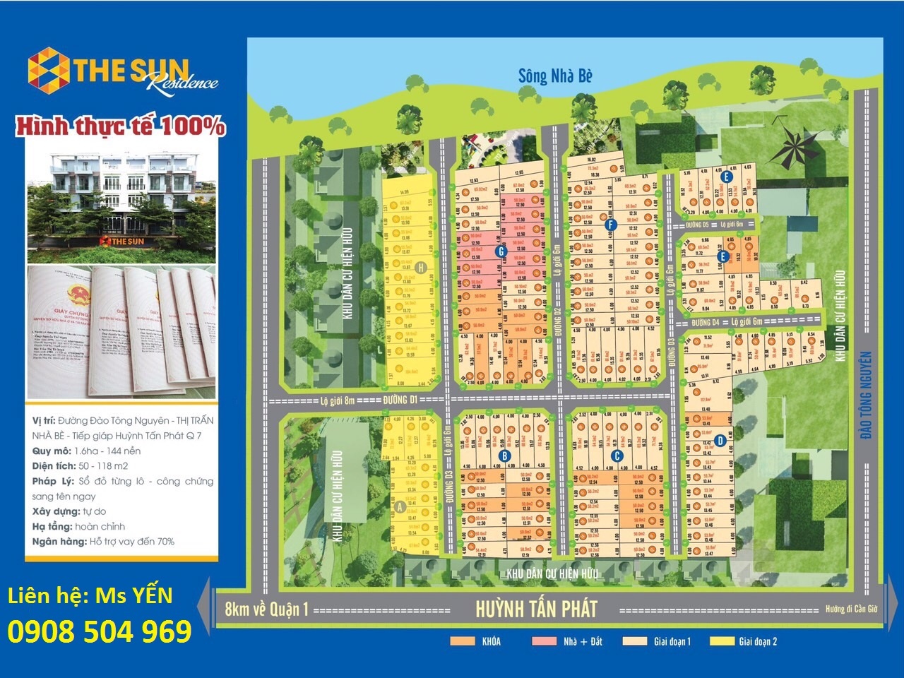 The Sun Residence - Đất nền sổ đỏ TPHCM